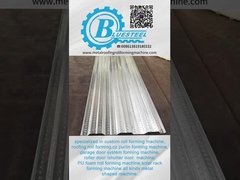 바닥 데킹 지붕 패널 롤 형성 기계, 금속 지붕 엽 롤 전 기계