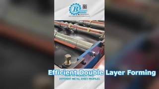 더블 레이어 롤 성형 기계